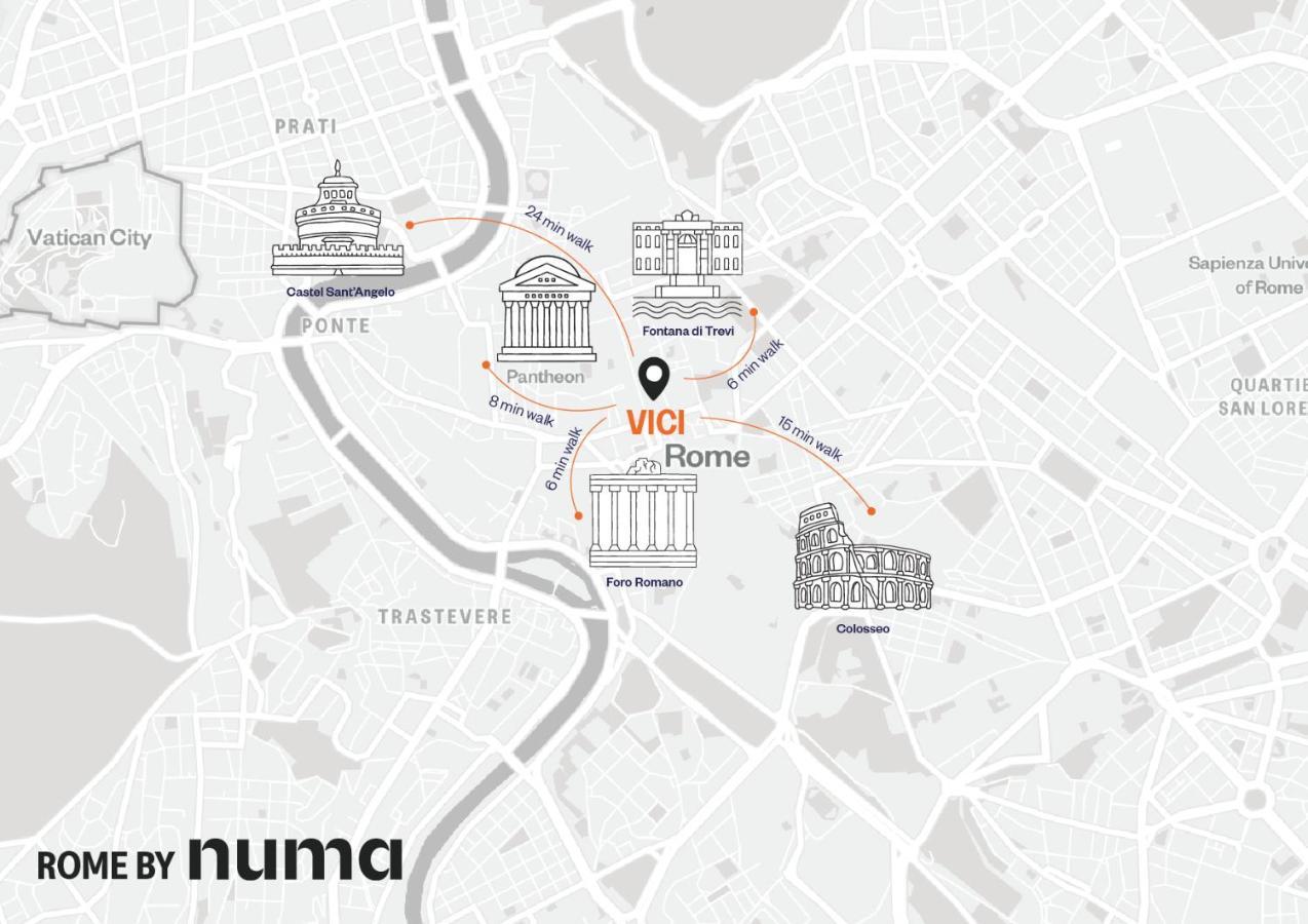 Numa I Vici Rooms & Apartments Roma Eksteriør bilde